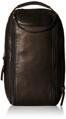 Derek Alexander Twin Top Zip Shoe Bag, Black, One Size