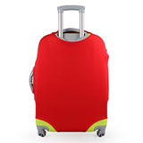Washable Foldable Luggage Cover Protector Fits 20/24/28 Inch Suitcase Protective Covers (28", Red)