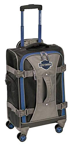 Harley-Davidson 22" Independence Pass Carry-On Luggage 99122-BLUE/BLACK