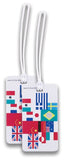 Lewis N. Clark 2-Pack International Flag Luggage Tag, International, One Size