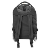 J World New York Sunny Rolling Backpack, Black, One Size