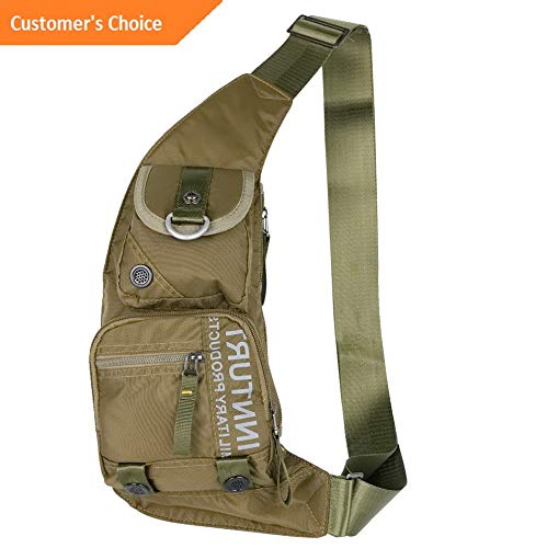 Kaputar Mens Womens Nylon Sling Bag Chest Shoulder Hiking Bicycle Bag Backpack | Model BCKPCK - 814