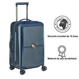 DELSEY PARIS TURENNE Hand Luggage, 55 cm, 43 liters, Blue (Bleu Nuit)