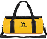 Camel Crown Sports Gym Bag Waterproof Travel Duffel Bags Weekender 30L With Shoulder Strap Yellow