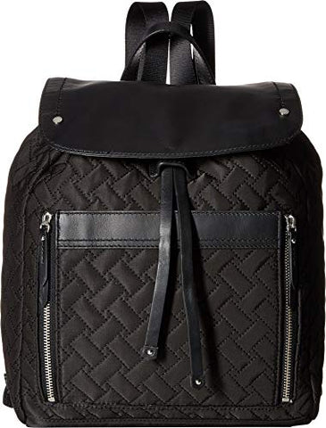 Cole Haan Women's Quilted Nylon Backpack Black One Size