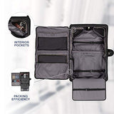 Travelpro Crew Versapack Carry-on Rolling Garment Bag, Jet Black