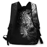 Casual Backpack,Jaguar Portrait,Business Daypack Schoolbag For Men Women Teen