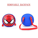 Spiderman Six Wheels Trolley Case School Bags Boy Oxford Cloth Vacation Backpack