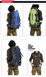 Caissip Packable Travel Hiking Backpack Daypack Lightweight Ultra Large 55L Venture Backpack