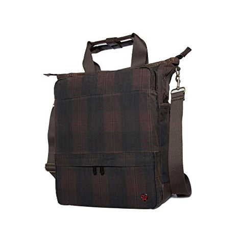 Token Bags Waxed Fordham Convertible Bag, Plaid, One Size