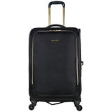 Aimee Kestenberg Women'S 24” Jacquard Python Printed Polyester Expandable 4-Wheel Checked