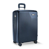 Briggs & Riley Sympatico-Hardside CX Expandable Medium Checked Spinner Luggage, Matte Navy, 27-Inch