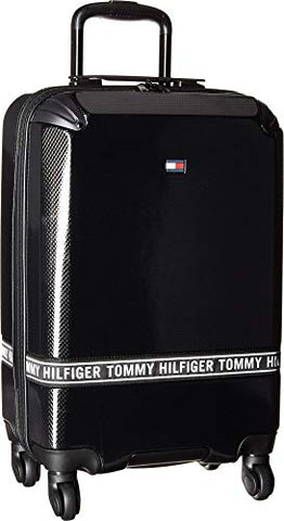 Tommy Hilfiger Unisex Courtside 20" Upright Suitcase Black One Size