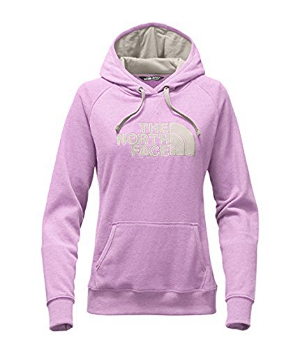 North Face Womens W AVALON PULLOVER HOODIE, Lupine Light Heather (STD)/Moonlight Ivory, S