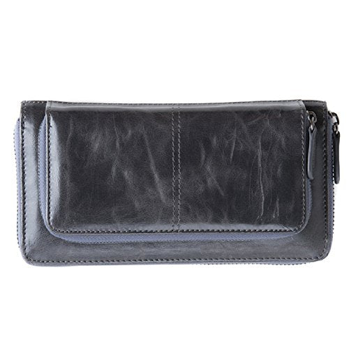 Shiraleah Harper Zip Wallet, Graphite