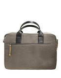 Mancini Leather Goods Single Compartment Briefcase for 15.6" Laptop (Olive