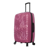 Mia Toro Italy Swirl Hard Side 28 Inch Spinner, Rose