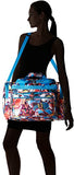 World Traveler Women'S Value Series 19-Inch Blue Butterfly Duffel Bag, Blue Trim Butterfly, One