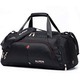 Swiss Alpen - Cervino Duffel - Water Resistant Durable 1680D Carry On Travel Duffel Bag Gym