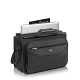Solo Harrison 16 Inch Triple Compartment Laptop Briefcase, Black