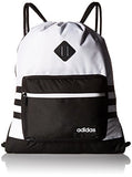 adidas Classic 3S Sackpack, White, One Size