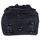 Tangkula 40" Rolling Wheeled Duffel Bag Spinner Suitcase Spinning Luggage Black New