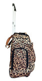 Trendy Flyer 19" Duffel/tote Bag Gym Luggage Case Wheel Purse (Leopard)