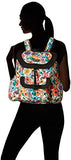 Sakroots Artist Circle Flap Backpack, Optic in Bloom