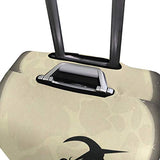 Suitcase Cover Witch With A Broom Luggage Cover Travel Case Bag Protector for Kid Girls