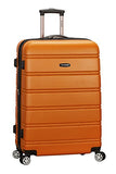 Rockland Abs 28" Expandable Spinner Luggage, Orange