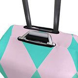 Suitcase Cover Block Colorful Luggage Cover Travel Case Bag Protector for Kid Girls