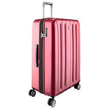 Delsey Helium Titanium Carry On & 29" Spin Lug, Black Cherry Red