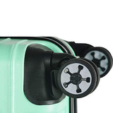 Brio Luggage Eco Light 3 Piece Hardside Spinner Luggage Set (Light Blue)