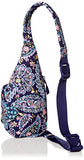 Vera Bradley Women's Signature Cotton Mini Sling Backpack, French Paisley, One Size