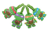Set of 4 - Super Cute Kawaii Cartoon Silicone Travel Luggage ID Tag for Bags (Ninja Turtles 4)