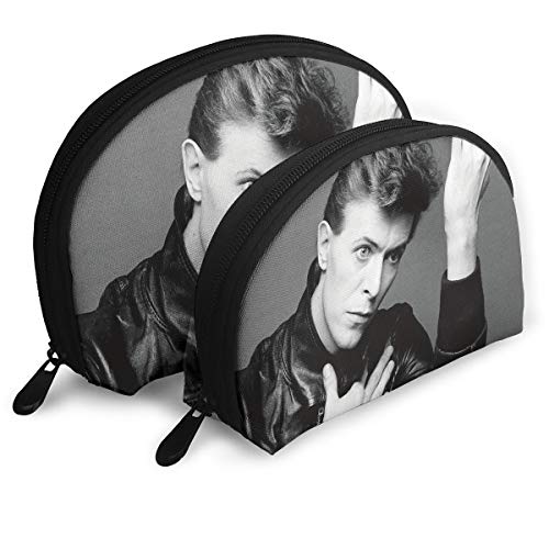 Gltiosr David Bowie Forever Womens Shell Portable Travel Toiletry Bags Clutch Pouch Cosmetic