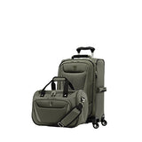 Travelpro Luggage Maxlite 5 | 2-Piece Set | Soft Tote And 21-Inch Spinner (Slate Green)