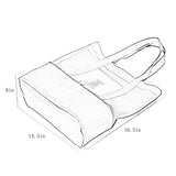 ABage Women's Tote Bag Summer Mesh Beach Shoulder Bag Travel Insulated Cooler Bags, Blue