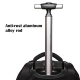 Makimoo 19 Inches Wheeled Rolling Backpack Laptop Travel Waterproof School Bag For Women Men -