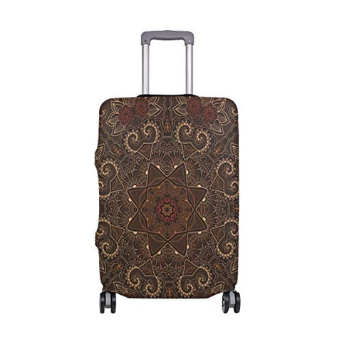 GIOVANIOR Hippie Mandala Bohemian Luggage Cover Suitcase Protector Carry On Covers