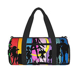 Anime Sai-lor Mo-on Sports Gym Bag with Wet Pocket & Shoes Compartment, Travel Duffel Bag Workout Bag for Men and Women
