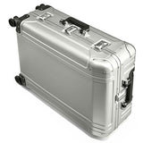 Zero Halliburton Geo Aluminum 2.0 28 4-Wheel Spinner Travel Case Silver