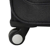 Chariot Taranto 3 Piece Lightweight Upright Spinner Luggage Set - Purple, Black, One Size