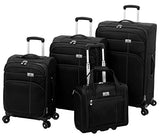 London Fog Cranford 4 Piece Set, Black