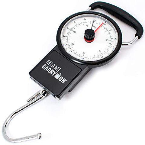 Miami Carry On Mechanical Luggage Scale, Black