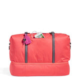Vera Bradley Midtown Travel Bag, Polyester, coral reef