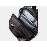 Under Armour Hustle Backpack, Jet Gray (010)/Cerise, One Size Fits All