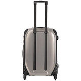 The Set Of Classic White Carbon Triforce Empire Collection Hardside 3-Piece Spinner Luggage Set