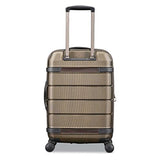 Hartmann Century Carry On Expandable Spinner Carry-On Luggage, Bronze Monogram/Espresso