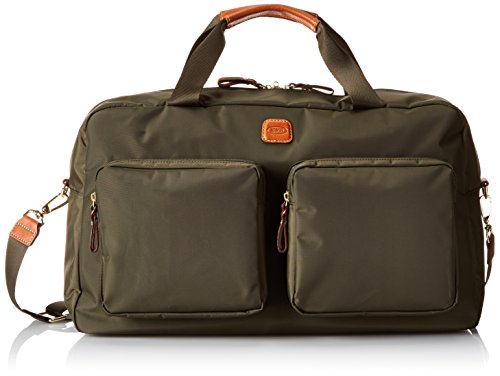 Bric's Luggage Bxl32192 X Bag Boarding Duffel, Olive/Cognac Trim, One Size
